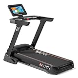 AsVIVA Laufband T18 Pro Bluetooth, WiFi kompatibel, Heimtrainer mit 15,6“ Touchscreen, Android-Computer, 15% Steigung elektronisch, 7PS Motor bis 20km/h, inkl. Polar T34 Brustgurt, klappb
