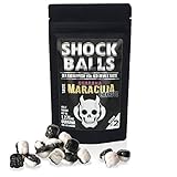 Shockballs MARACUJA LAKRITZ mit 1275 mg Guarana / Koffeein der ENERGYPUSH