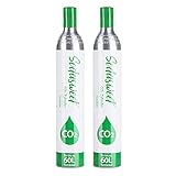 SODASWEET CO2 Zylinder, Neu & Erstbefüllt in Deutschland, Kohlensäure Zylinder Kohlendioxid Zylinder 425g Kohlensäure für ca. 60 L Wasser, geeignet für SodaStream Wassersprudler usw, TÜV bis 2031