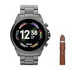 Fossil Herren Touchscreen Smartwatch 6, Generation mit Lautsprecher, Herzfrequenz, NFC und Smartphone Benachrichtigungen + Fossil Armb