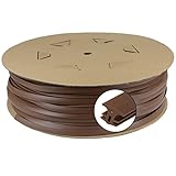 Montafox Terrassenfugenband Breite 7.5-10 mm/Länge 100 m Hellbraun Fugendichtband Fugenband Fugendichtung für Terrassendielen WPC Holz Stein Terasse Balk