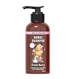 Jack & the Tub Hundeshampoo Fresh Berry 500ml – Shampoo für Hunde mit Conditioner und frischem Beeren D