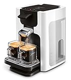 Philips Senseo HD7865/00 Quadrante Kaffeepadmaschine, XL-Wassertank weiß