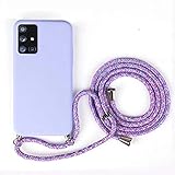 JMstore Handykette Schutzhülle kompatibel mit Xiaomi Poco M4 Pro 5G/Redmi Note 11 5G Kordel Necklace Schnur Liquid Silikon Hülle.Stylische Kette/Halsband Lany