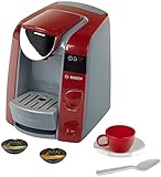 Theo Klein 9543 Bosch Tassimo Kaffeemaschine I Mit Wassereinfüllmöglichkeit und Wasserdurchlauf mit Sound I Inklusive Espresso-Set I Maße: 20 cm x 16 cm x 20 cm I Spielzeug für Kinder ab 3 J