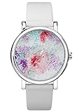 Timex Damen Analog Quarz Uhr mit Leder Armband TW2R66500