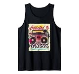 80er Jahre | I love the 80s | Retro Boom Box Tank Top