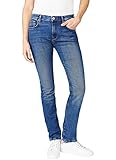 Pepe Jeans Damen Jeans New Brooke - Slim Fit - Blau - Medium Dark Wiser W24-W34 82% Baumwolle Stretch, Größe:33W / 30L, Farbvariante:Medium Dark Wiser 000