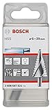 Bosch Professional Stufenbohrer HSS (für dünne Materialien z.B. Stahlblech, Ø 6-39 mm, mit 12 Stufen)