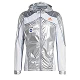 adidas Herren Space Jkt M Jacke, Matte Silver/White, XS EU