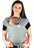 Baby Tragetücher PREMIUM Baumwolle - Original Baby Wrap mehreren Positionen Weich und Leicht Sling für Neugeborene von der Geb