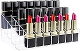 Benbilry 40 Plätze Lippenstift Organizer Lippenstift Aufbewahrung Lippenstift Halter Kosmetik Organizer Acryl Transparente Lippenstift S