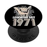 Vintage 50. Geburtstag Legendär Seit Januar 1971 PopSockets mit austauschbarem PopGrip