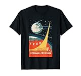 Sputnik USSR Vintage Poster T-Shirt Communist USSR Sp