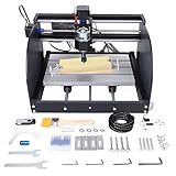 MEIGGTOOL CNC 1018 Pro Router Maschine 3 Achsen Leiterplatten Fräsmaschine mit GRBL Offline Steuerung Graviermaschine XYZ Arbeitsbereich 300x180x45