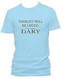 Tonight Will be… How i met Your Mother Barney Fun Spruch T-Shirt, Größe:XXL;Farbe:hellb