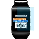 Vaxson 3 Stück Anti Blaulicht Schutzfolie, kompatibel mit ZTE BlueWatch smartwatch Smart Watch, Displayschutzfolie TPU Folie Bildschirmschutz [nicht Panzerglas ] N