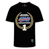 Yamaha Racing Fabio Quartararo T-Shirt 2021 MotoGP World Champion, Größe: Größe L