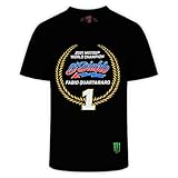 Yamaha Racing Fabio Quartararo T-Shirt 2021 MotoGP World Champion, Größe: Größe L