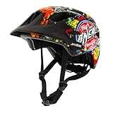 O'NEAL | Mountainbike-Helm | Kinder | Enduro All-Mountain | Innenfutter abnehmbar, Fidlock Magnetverschluss, Mesh-Gewebe | Rooky Youth Helmet Crank | Multi | Größe XXS