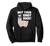 Not Your Ernst Lama mit Mundschutz Atemschutz Maske Pullover H