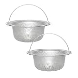 Küche Abflusssieb mit Griff Spülbecken-Sieb Küchenspüle Universal Waschbecken Sieb,Dusche Abfluss Rostfreies Spülbecken Sieb,11 Cm Spüle Displayschutzfolie mit Griff für Küche Dusche Badezimmer 2