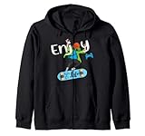 Enjoy the Life Basketball Skaten PC zocken Sport Sportfans Kapuzenjack