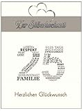 Elegante A5 Glückwunschkarte Hochzeit 25 Jahre Silberhochzeit silver wedding Glückwünsche Silber hochzeit 25