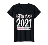 Damen Tante Loading 2021 I Werdende Tante süßes und lustiges T-S