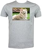 Pomeranian Hund T Shirt, grau - Größe: 5-6 Jahre k