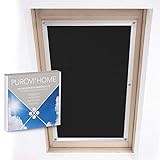 Purovi Thermo-Rollo für Dachfenster – Verdunklungsrollo ohne Bohren – UV- und Hitzeschutz-Rollos für Velux- und Roto-Fenster in verschiedenen Größ