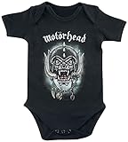 Motörhead Kids Collection - Warpig Unisex Body schwarz 68/74 100% Baumwolle Band-Merch, B