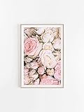 Rosendruck, Blumendruck, Blumen-Wandkunst, rosa Wandkunst, rosa Drucke, Blumendekor, bedruckbare Wandkunst, Blumen-Fotografie, rosa Rosen-Druck, R