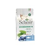 Schesir Dry Cat Natural Selection Sterilized Thunfisch - Katzenfutter trocken - Premium Trockenfutter sensitive auch als Katzenfutter Senior geeignet - 1400 g