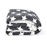 Pink Papaya Snug Me Coral Sherpa 150 x 200 - Hochwertige XXL Kuscheldecke in Felloptik aus flauschig weichem Lammflor Plüsch, Grau/S