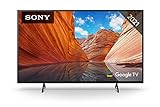 Sony KD-75X81J BRAVIA 189cm (75 Zoll) Fernseher (Android TV, LED, 4K Ultra HD (UHD), High Dynamic Range (HDR), Google TV, Smart TV, 2021 Modell) Schw