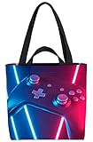 VOID Controller Gamer Cube Tasche 33x33x14cm,15l Einkaufs-Beutel Shopper Einkaufs-Tasche Bag