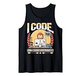 I Code What's Your Superpower Programmer Nerd Tank Top