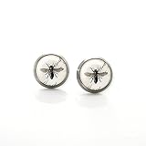 Ohrringe mit Insektenstecker im Vintage-S