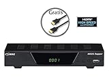 COMAG 11106 HD25 Zapper Satelliten-Receiver (Full HD, HDTV USB 2.0, HDMI, SCART, optischer digitaler Tonausgang) inkl. High Speed HDMI Kabel schw