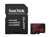 SanDisk Ultra Android microSDXC 128GB bis zu 80 MB/Sek Class 10 Speicherkarte + SD-Adap