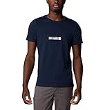 Columbia Herren Rapid Ridge II T-Shirt mit grafischem Aufdruck, Marineblau mit Aufdruck (Collegiate Navy Triple Peak), XL, 1934824