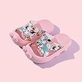 MEIYOUMK kinder Sandalen Kinder Hausschuhe Baby Jungen Mädchen Comic-Bilder Dusche Hausschuhe Rutschfeste Rutschfeste Outdoor-Hausschuhe Mit Verdickter Sohle Süßigkeitsfarbe weiche Sohle S
