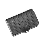 Mercedes Benz Original I-Clip Kreditkarten Etui/Box mit Geldscheinklammer Schwarz Leder/Kuststoff 8,7 x 6 x 1,6