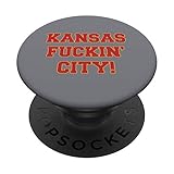 Kansas Fuckin' City T-Shirt Kansas City T-Shirt Geschenk PopSockets mit austauschbarem PopGrip