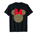 Disney Minnie Mouse Dotted Gold Icon T-S