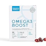 AARJA HEALTH Premium Omega 3 EPA & DHA Boost mit arktischem Krillöl - Nahrungsergänzungsmittel, verbesserte Herzfunktion, Astaxhantin, Phospholipide - 500 mg