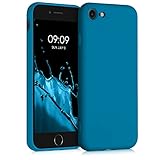 kwmobile Slim Case kompatibel mit Apple iPhone 7/8 / SE (2020) - Hülle Silikon Handy - gummiert - Handyhülle Karibikb