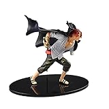 One Piece Actionfigur, Shanks Figur PVC Statue, Sammlung Dekoration Ornamente Sammlerstücke Spielzeug Animationen Charakter Modell-17CM