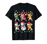 Dabbing Weihnachtsmann Santa Elf Weihnachten Christmas Xmas T-S